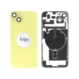 Complete Back Glass Yellow with Components for iPhone 14 Plus, Pulled A