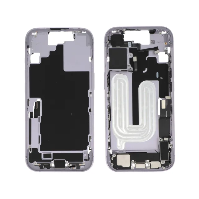 Lavender Midframe with Components for iPhone 17, Pulled A