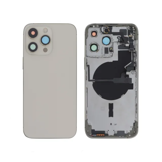 Housing Assembly Full Gold with MagSafe No Logo for iPhone 14 Pro Max, Compatible