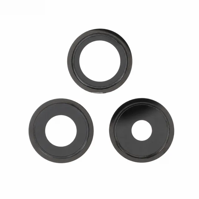 Lens Glass Set Black for iPhone 14 Pro / 14 Pro Max (Set of 3) Refurbished