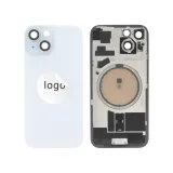 Back Glass Blue for iPhone 15 Plus OEM Pulled Grade B