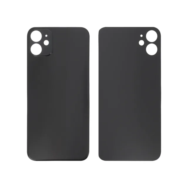 Back Case iPhone 11 Black Large Hole Without Logo, Compatible