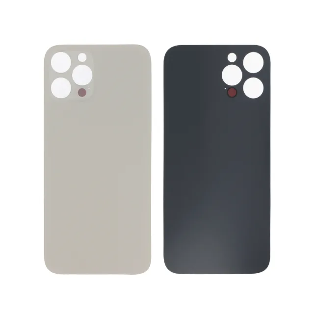 Back Case Gold for iPhone 12 Pro Max (Large Hole) (Without Logo) Compatible
