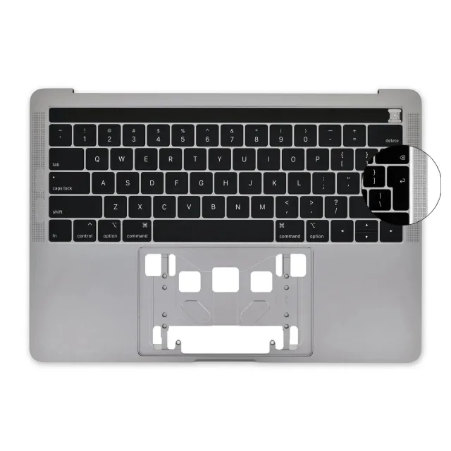 Topcase with Keyboard and Touch Bar for MacBook Pro 13-inch A2159 2019 UK, New