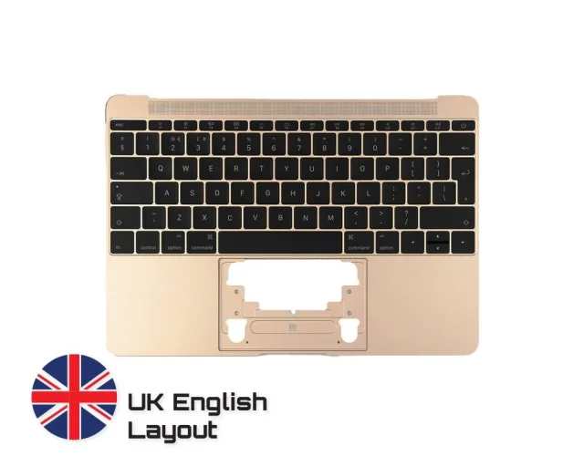 Topcase with Keyboard for MacBook Retina 12-inch A1534 Early 2015, UK layout, Grade B