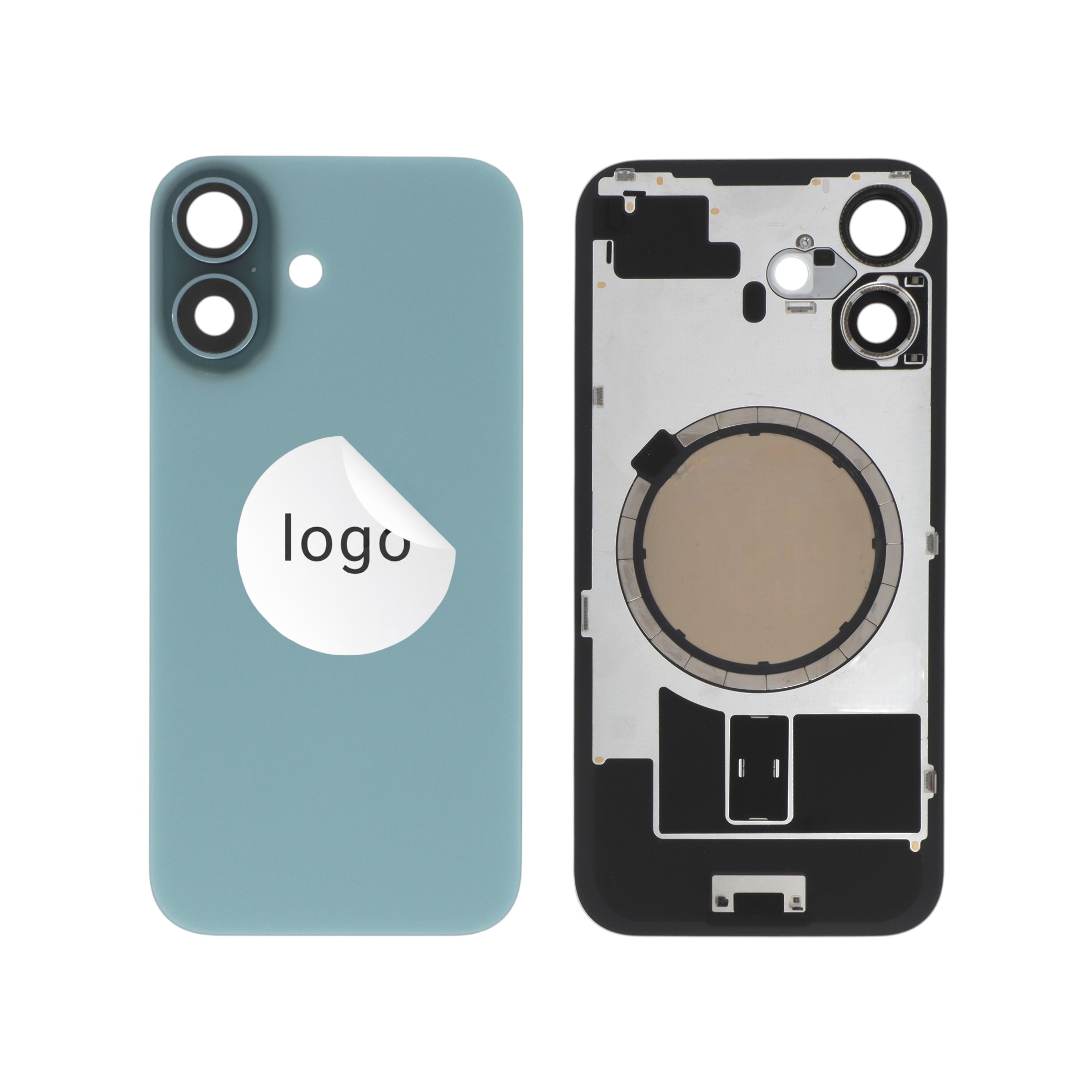 Capac spate Teal iPhone 16 Original Pulled Grad C