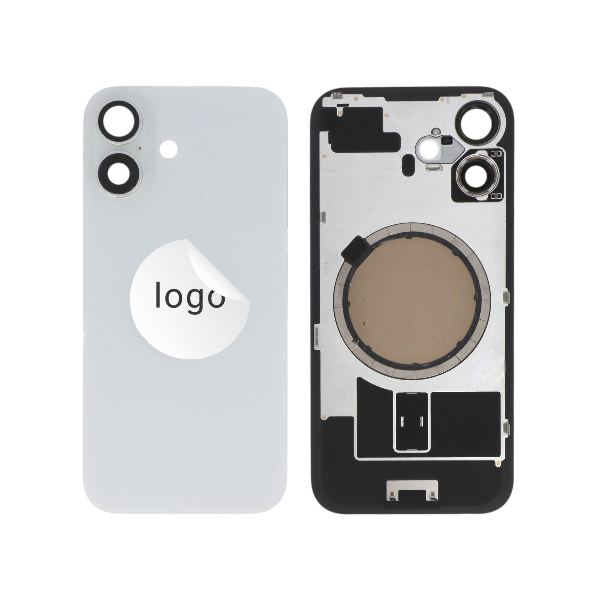 Capac spate White iPhone 16 OEM Pulled Grade C