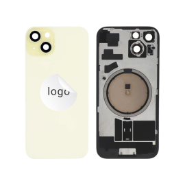 Sticlă capac spate Yellow iPhone 15 Original Pulled Grade C