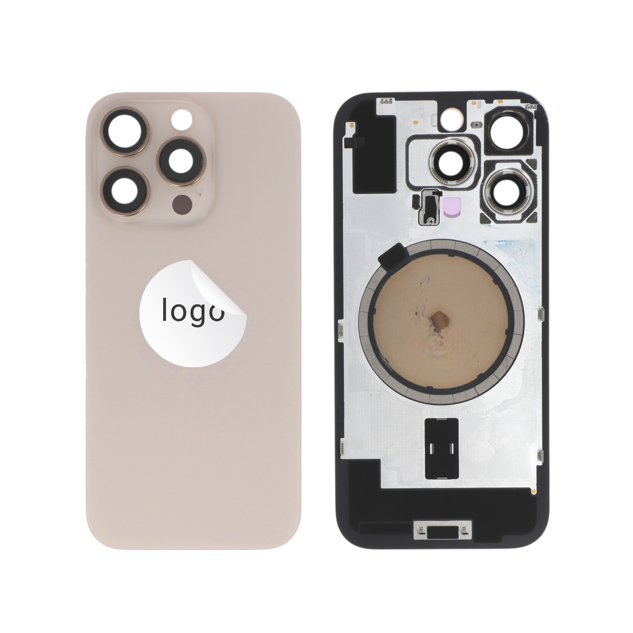 Capac spate Desert Titanium iPhone 16 Pro OEM Pulled Grade B