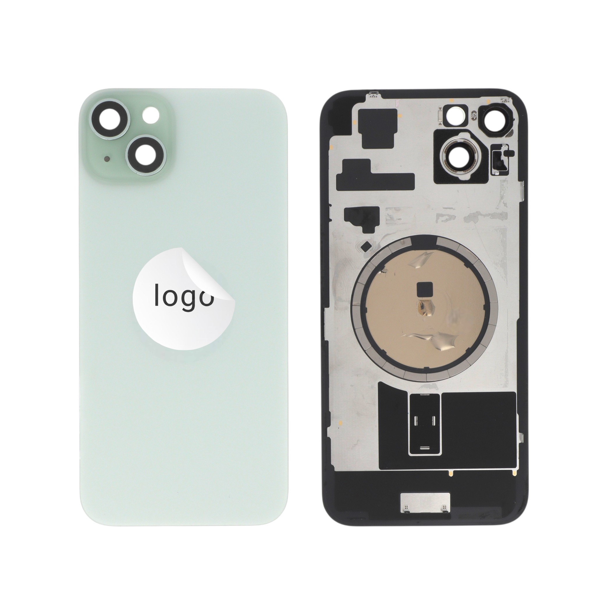 Sticlă capac spate Green iPhone 15 Plus Original Pulled B