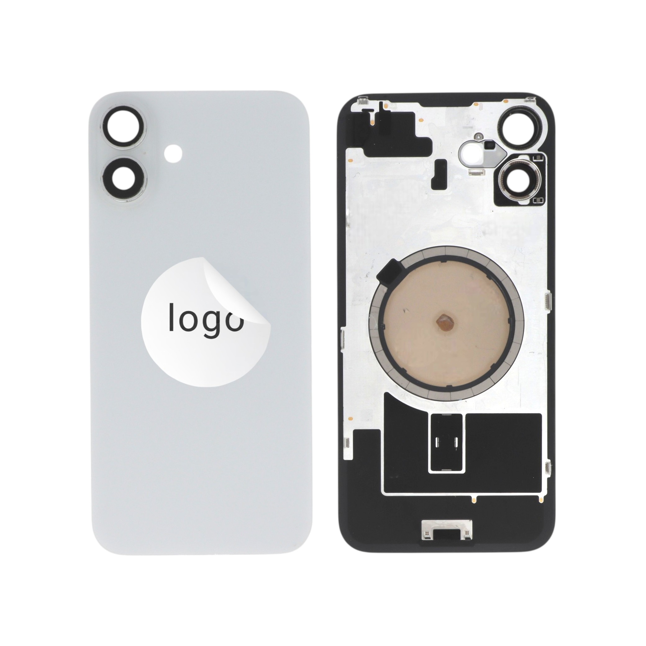 Capac spate White iPhone 16 Plus, Pulled Grade C