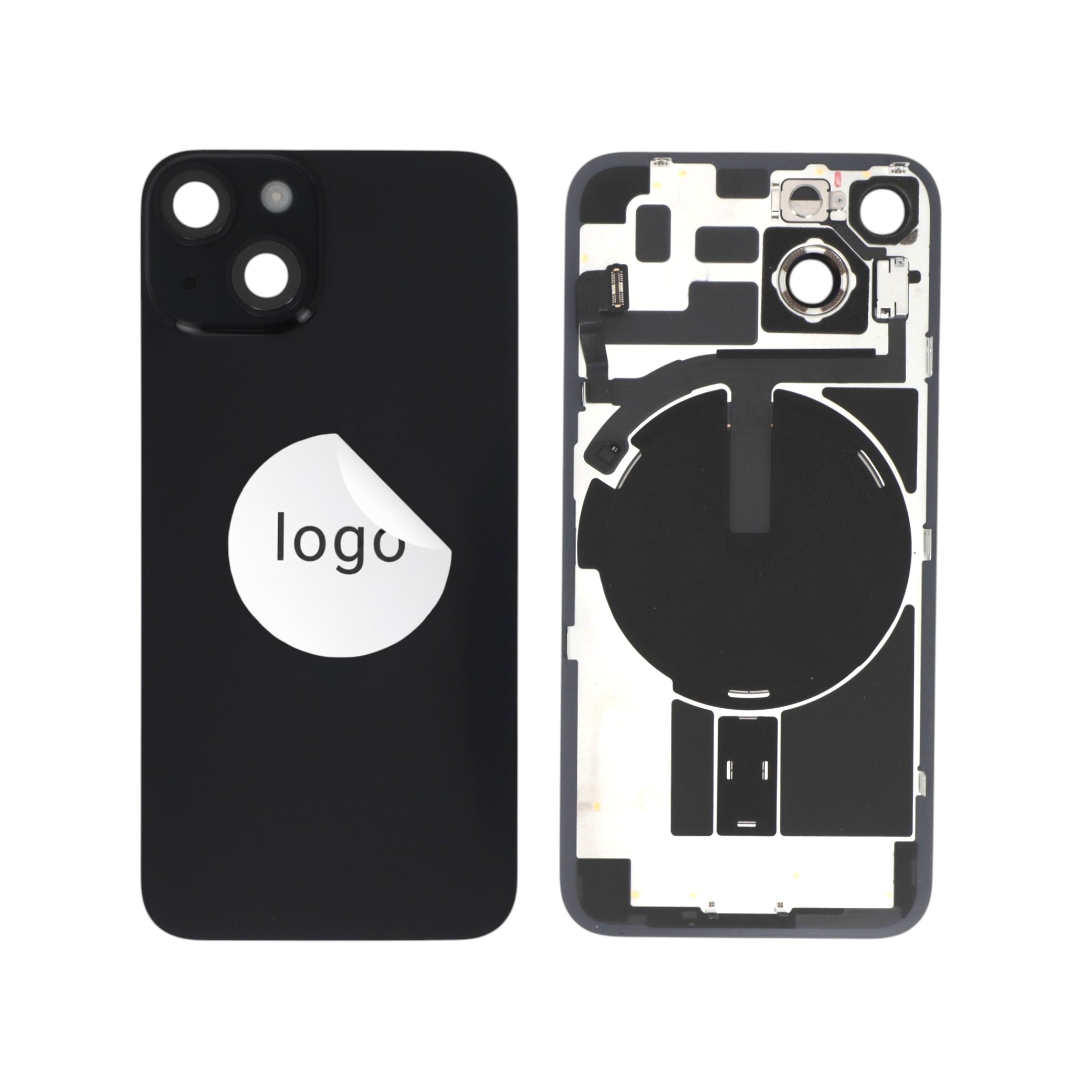 Sticlă capac spate Complet Midnight iPhone 14 Pulled A