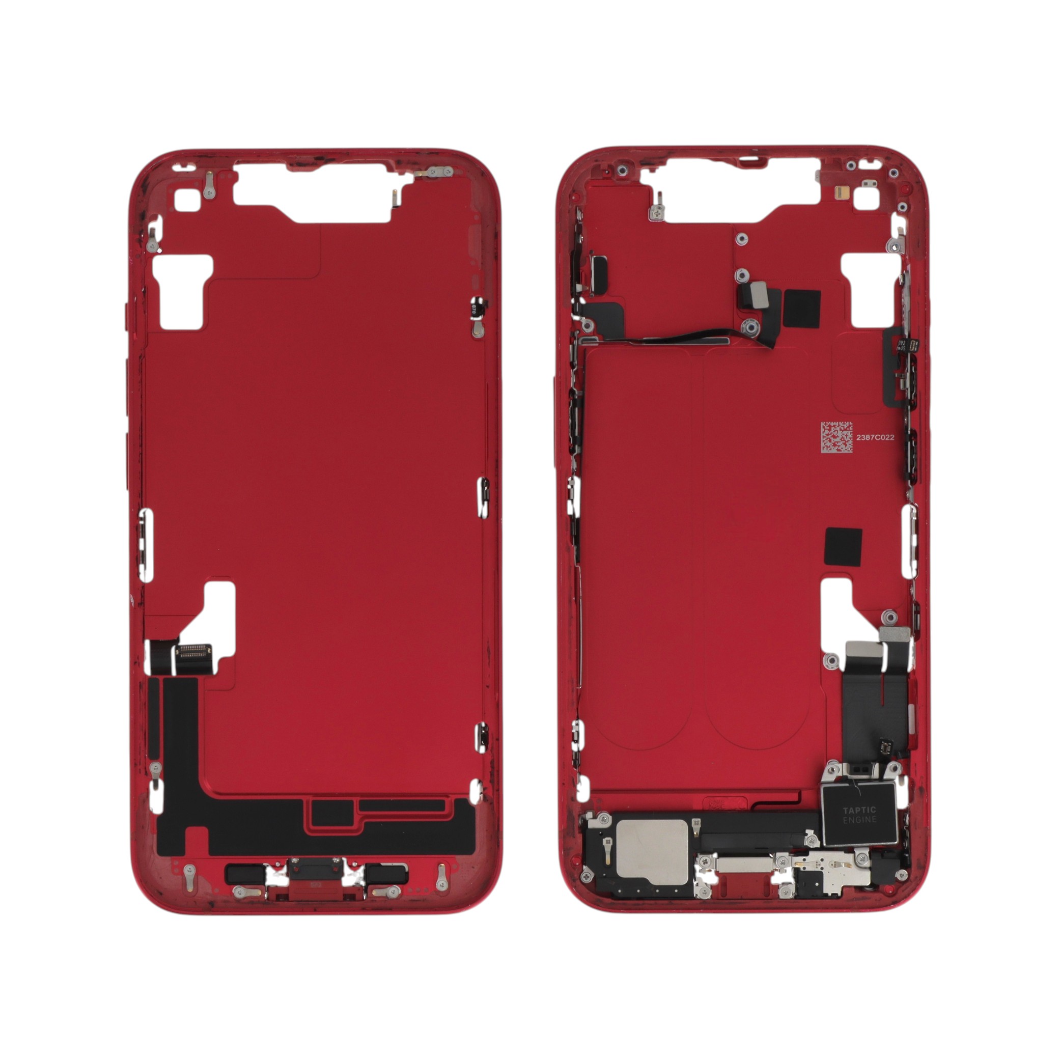 Midframe iPhone 14 Red cu componente, Pulled A