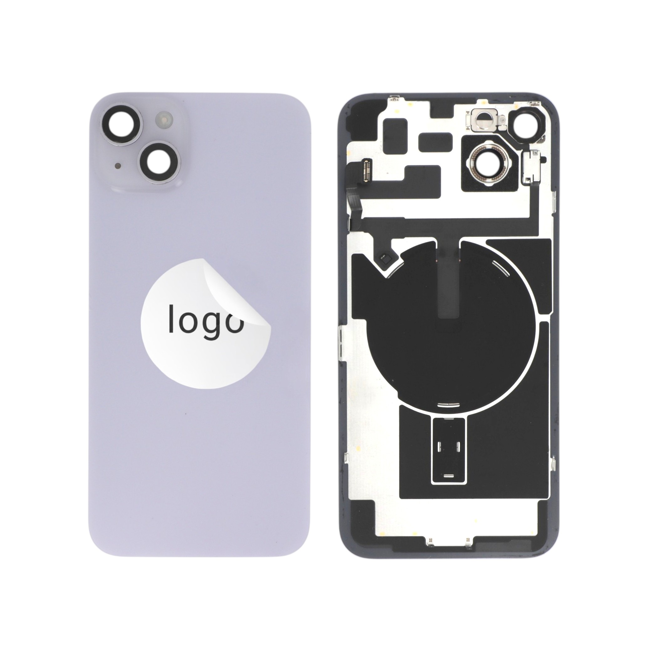 Sticlă capac spate Complet Violet iPhone 14 Plus (Pulled A)
