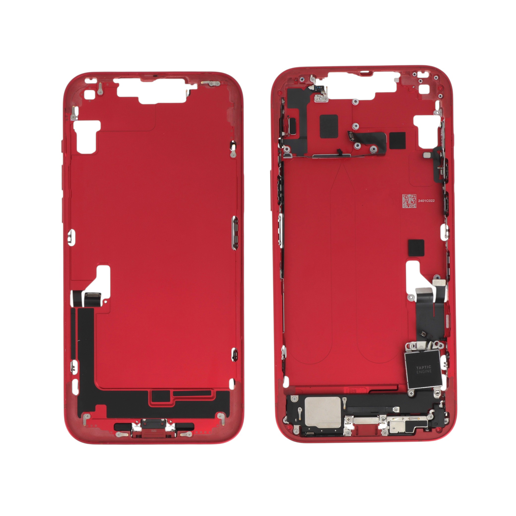 Midframe iPhone 14 Plus Red cu componente, Pulled A