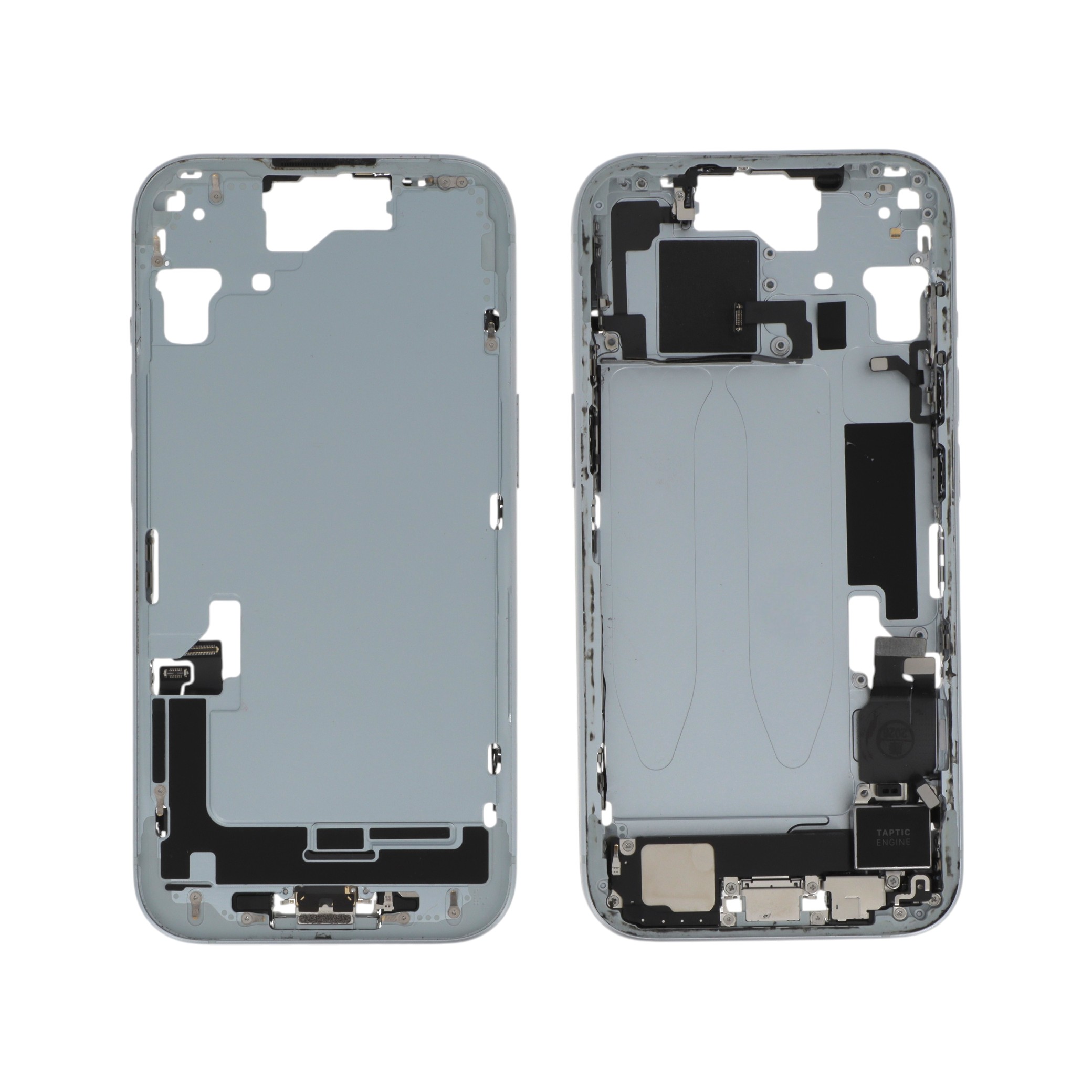 Midframe Blue iPhone 15 cu componente, Pulled A