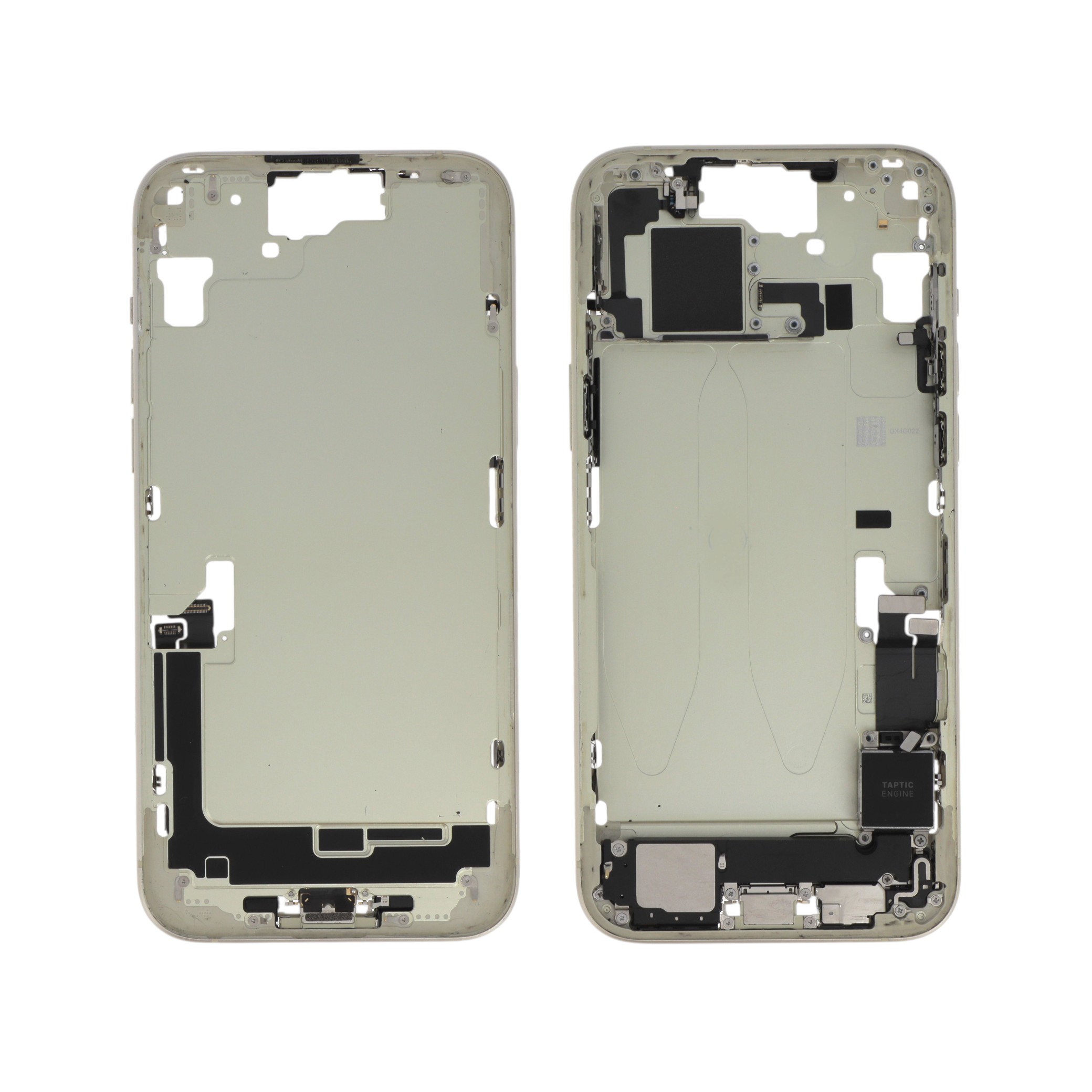Midframe Yellow iPhone 15 Plus cu componente, Pulled A