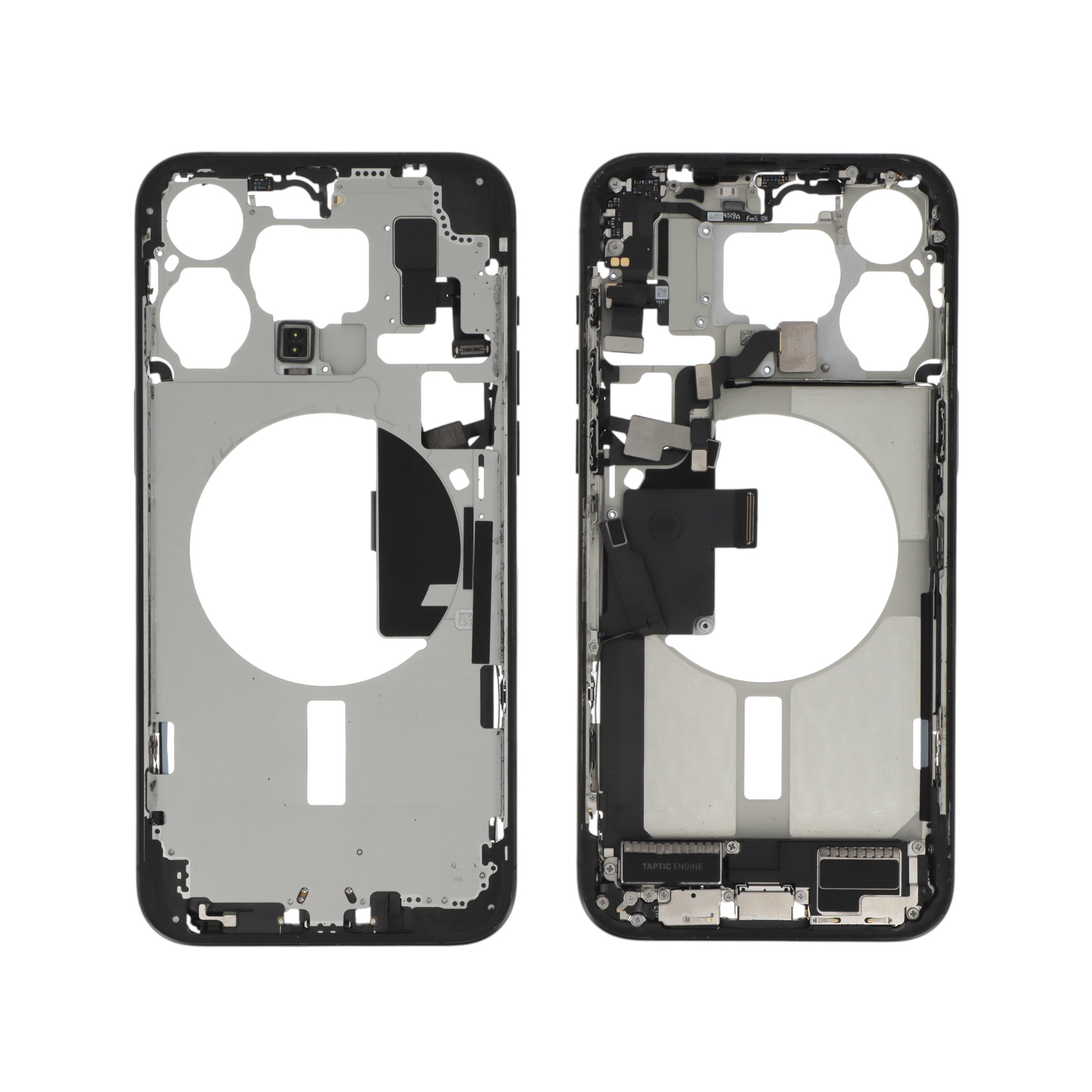Midframe Black Titanium cu componente iPhone 15 Pro Max - Pulled A