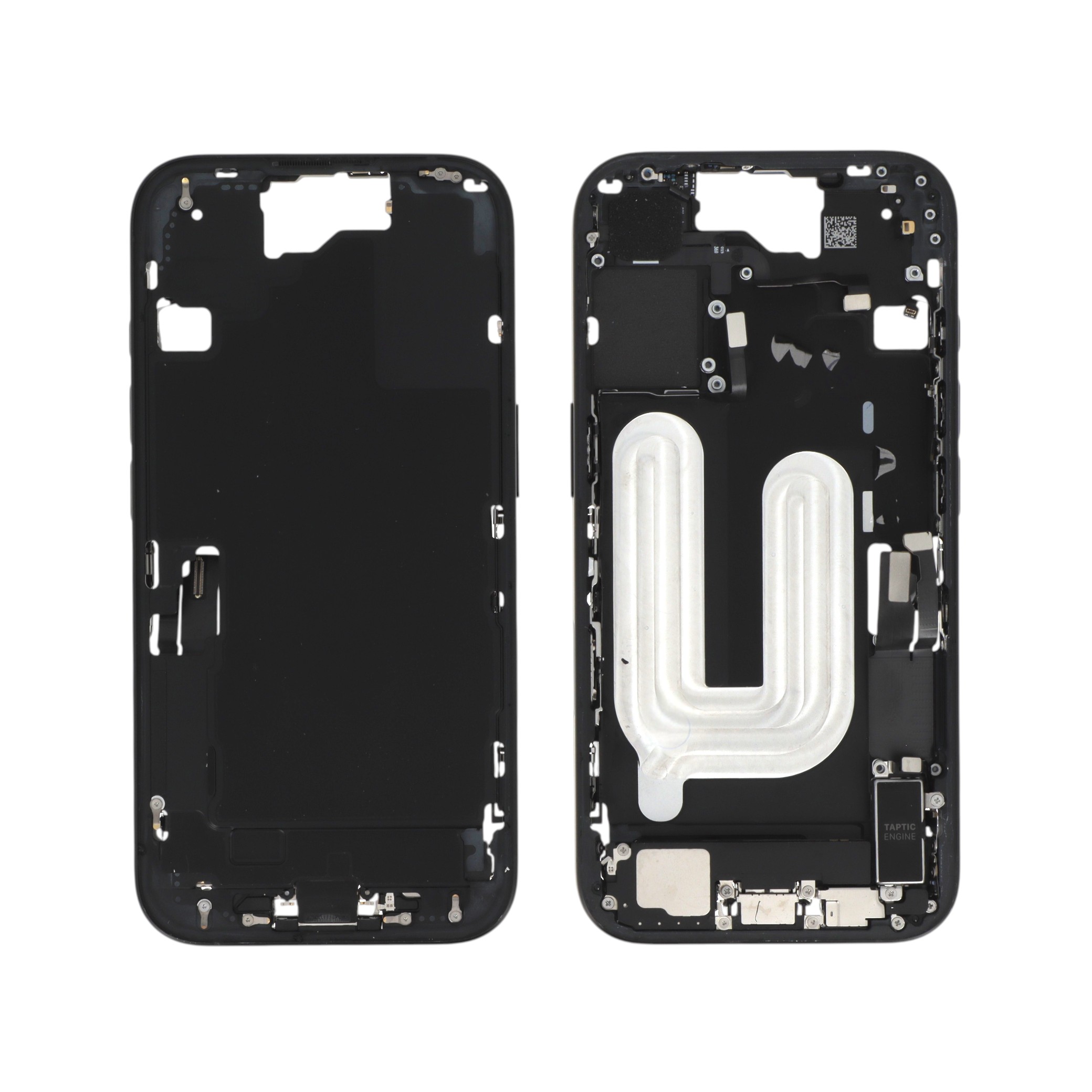 Midframe Black cu componente iPhone 16, Pulled A