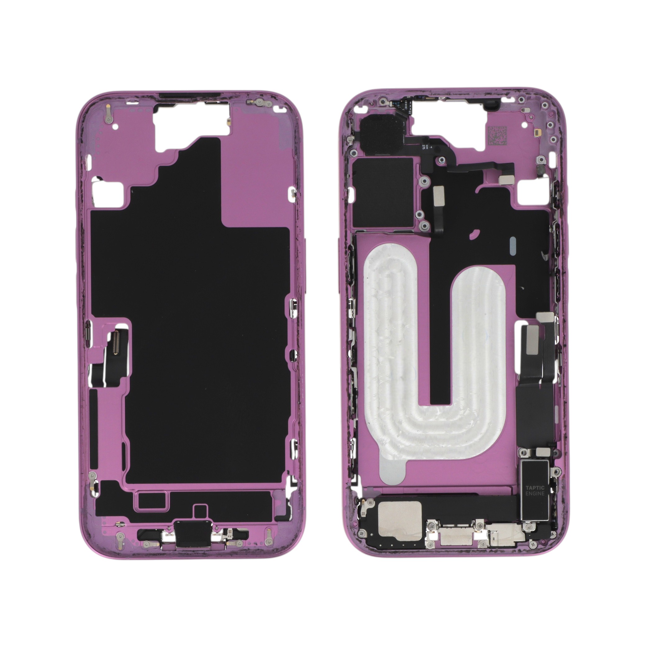 Midframe cu componente Pink iPhone 16, Pulled A