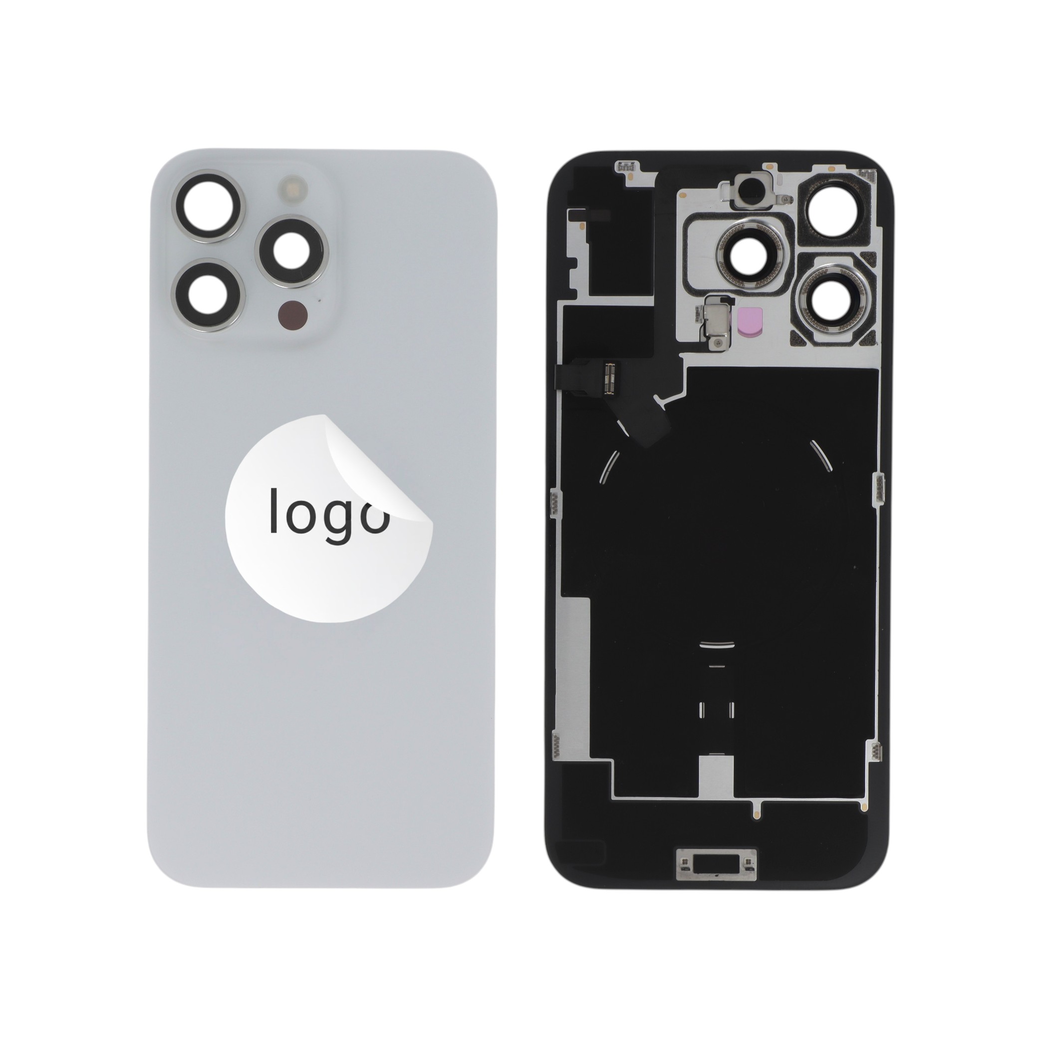 Carcasă completă White Titanium iPhone 16 Pro Max Pulled A
