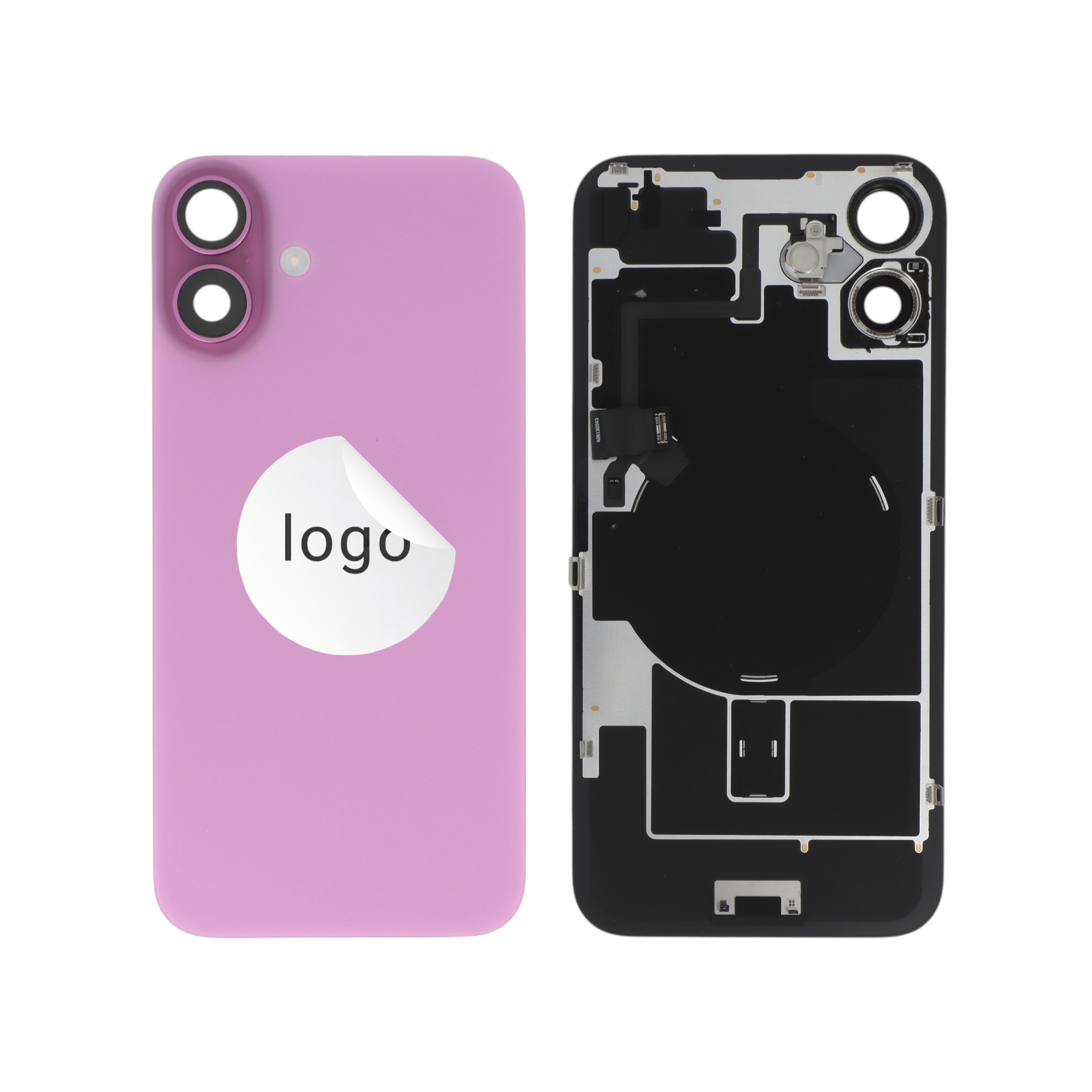 Carcasă completă Complet Pink iPhone 16 Plus (Pulled A)