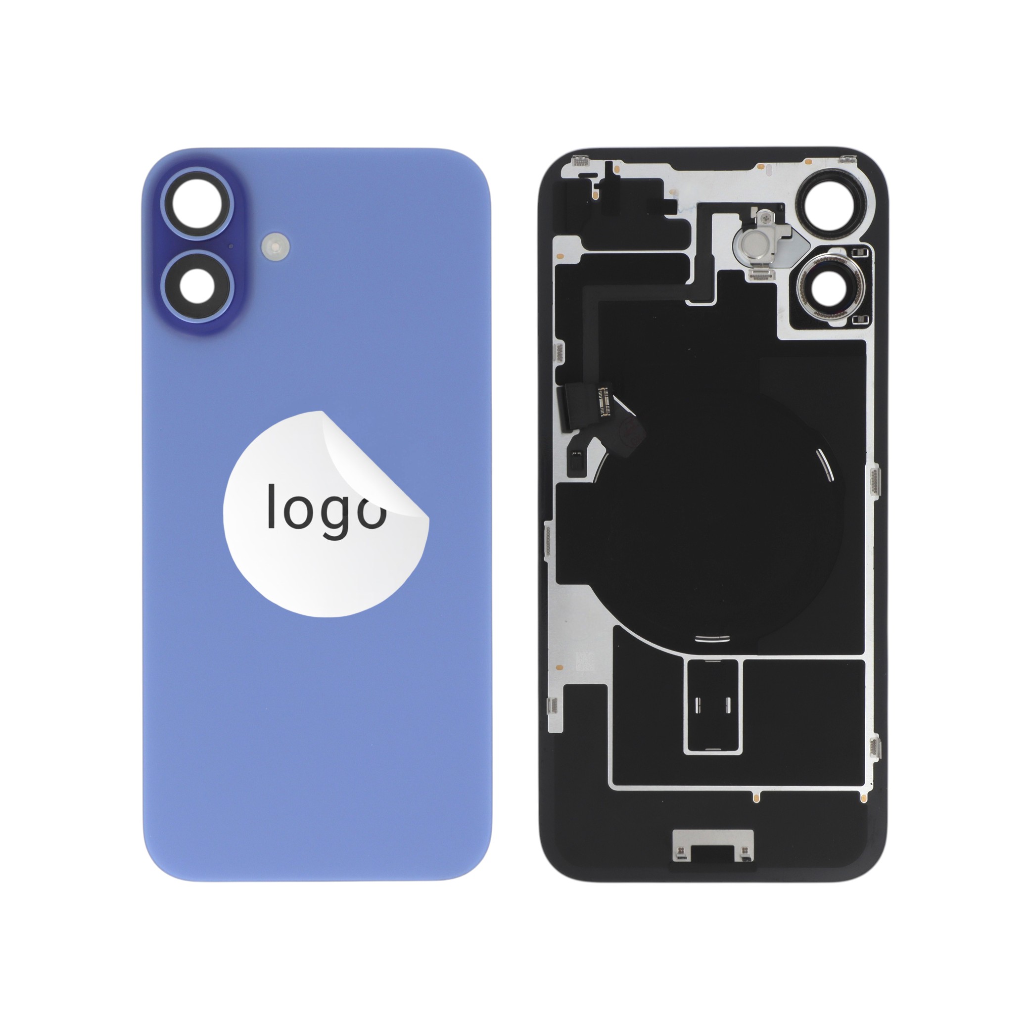 Carcasă completă Complet Ultramarine iPhone 16 Plus (Pulled A)