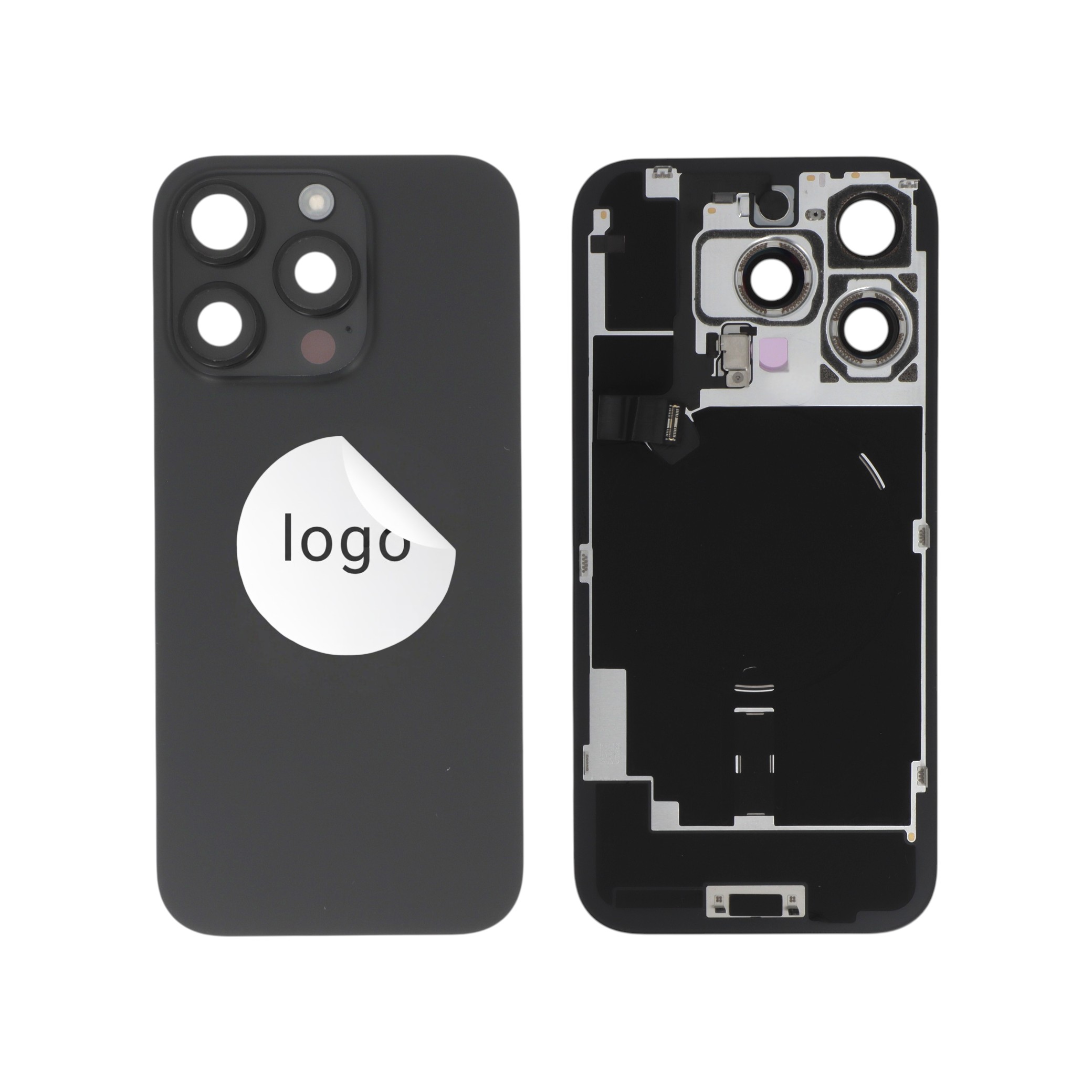 Carcasă completă Black Titanium iPhone 16 Pro (Pulled A)