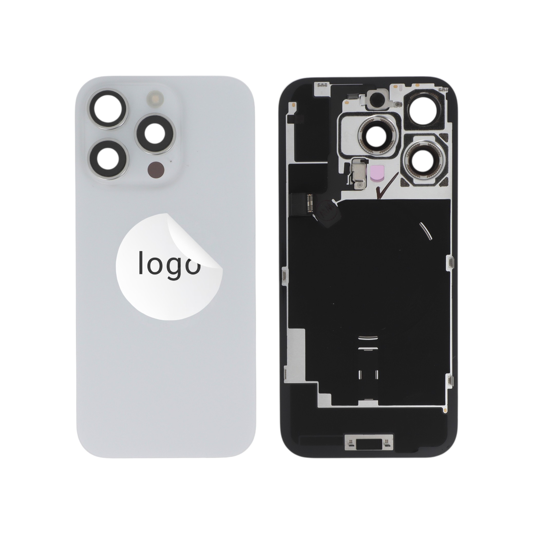 Carcasă completă Complet White Titanium iPhone 16 Pro, Pulled A