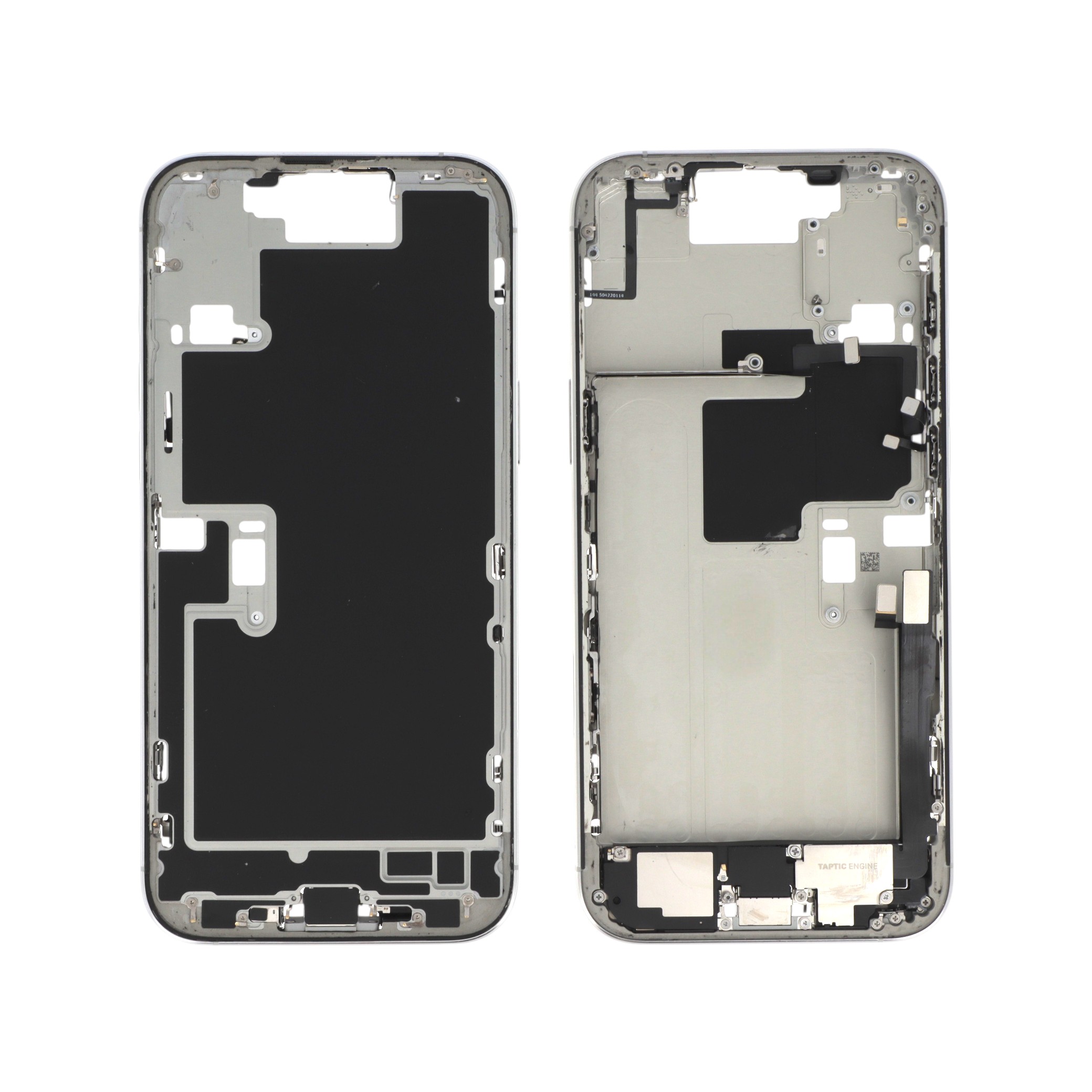 Midframe White Titanium iPhone 16 Pro Max cu componente, Pulled A