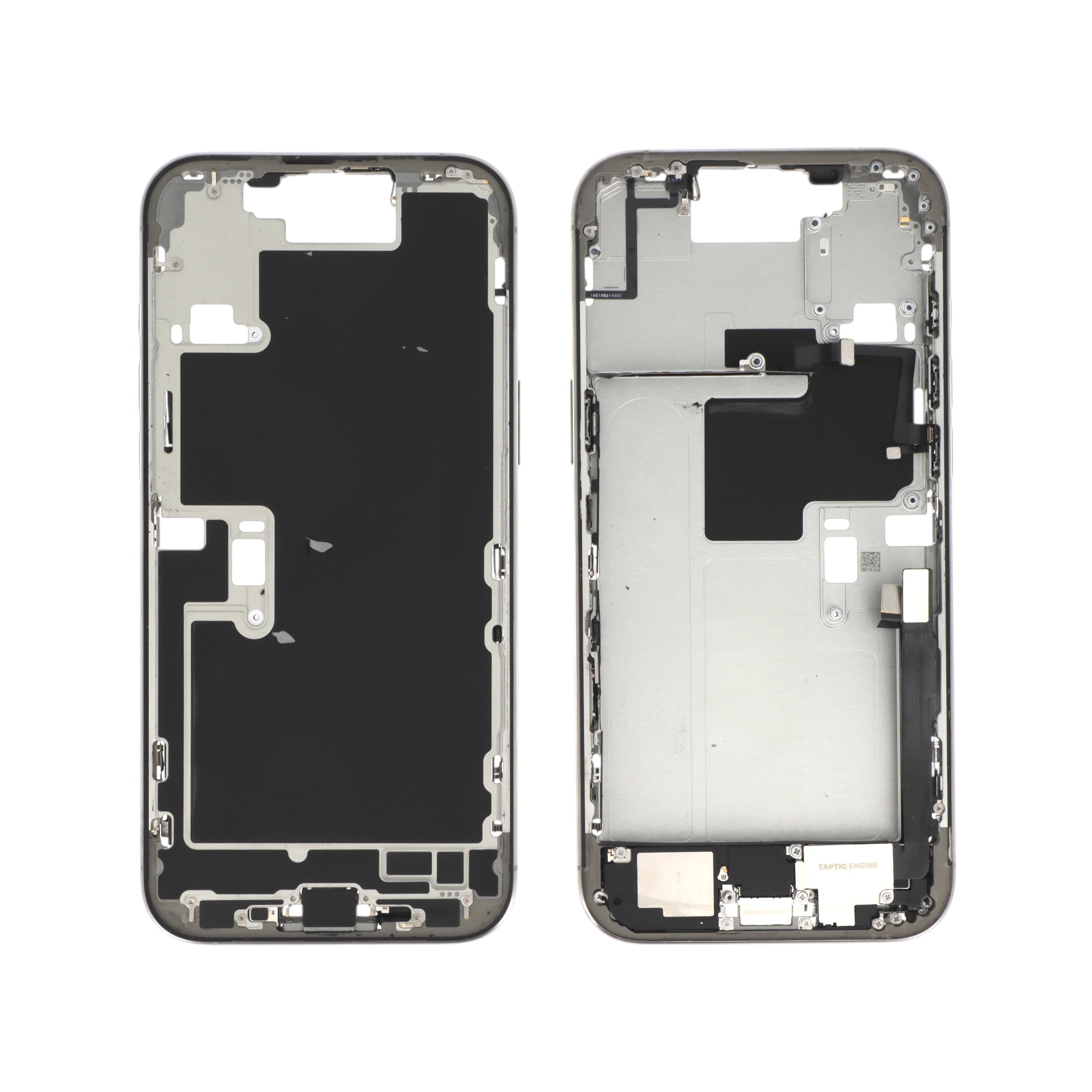 Midframe Natural Titanium cu componente iPhone 16 Pro Max, Pulled A