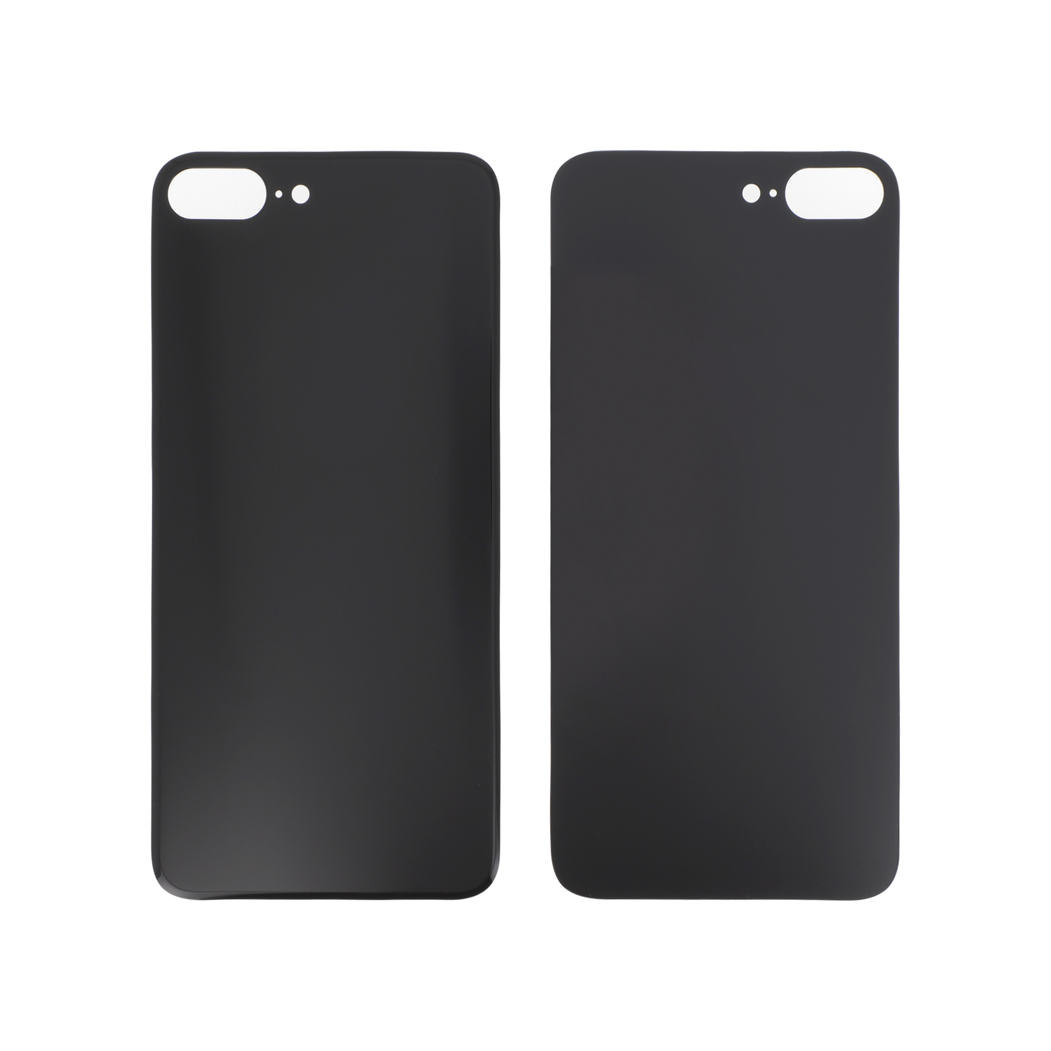 Capac spate Space Gray iPhone 8 Plus, large hole, fara logo, compatibil
