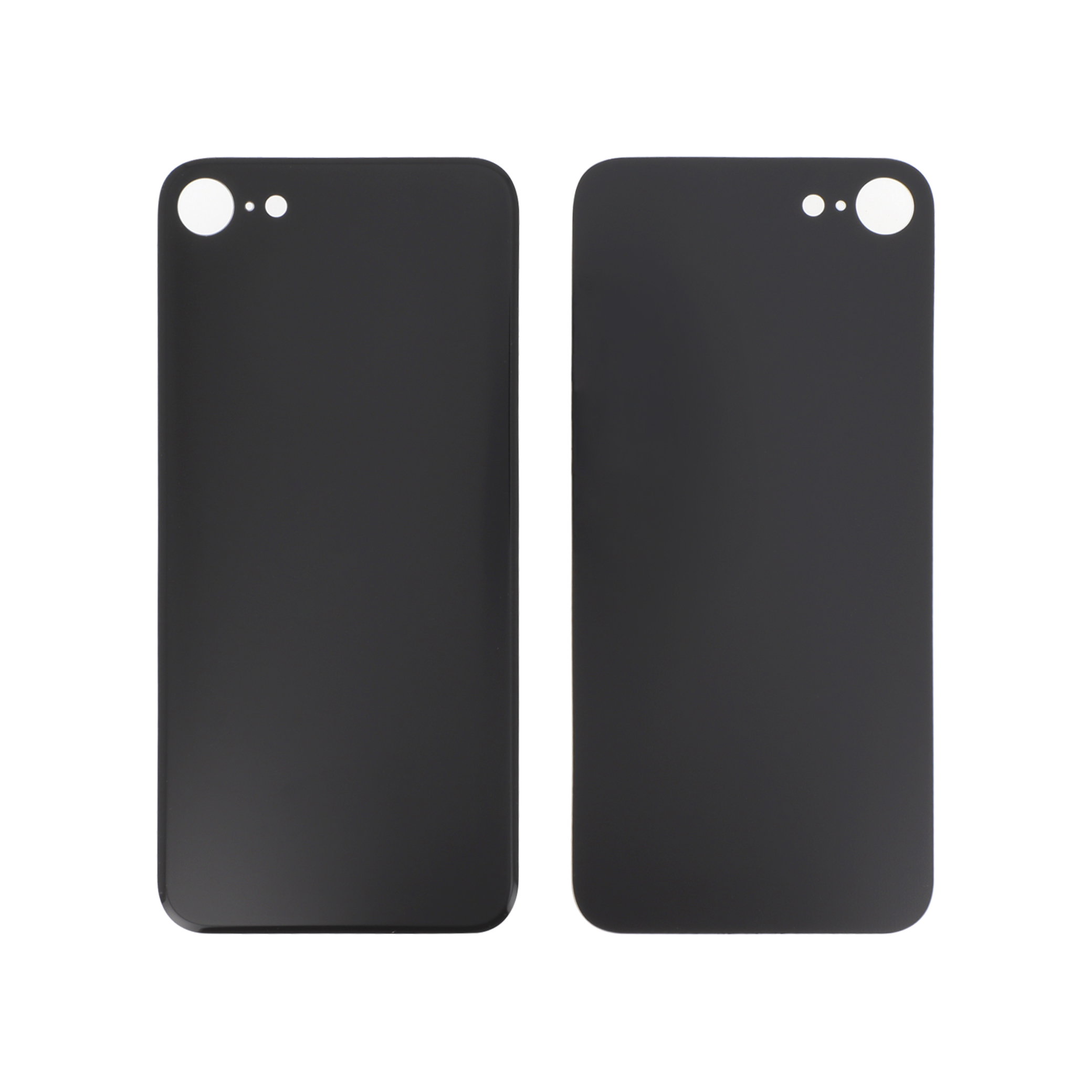 Capac spate Space Gray iPhone 8 / iPhone SE (2020) Large Hole fara logo