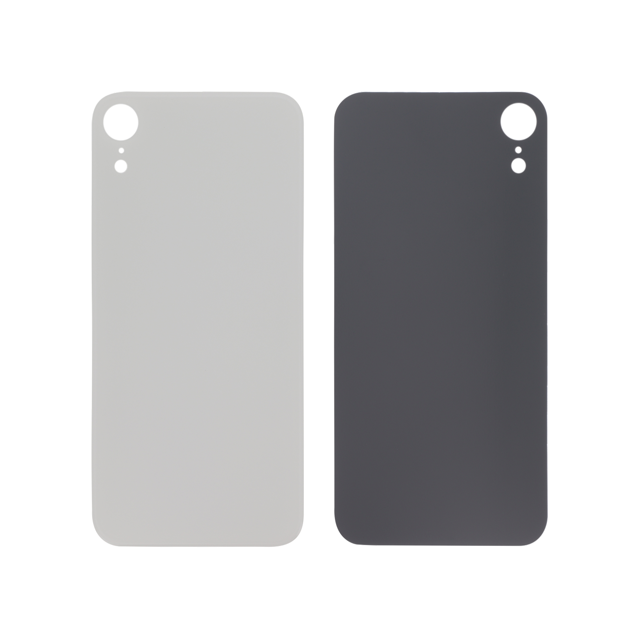 Capac spate alb iPhone XR, Large Hole, fara logo, compatibil