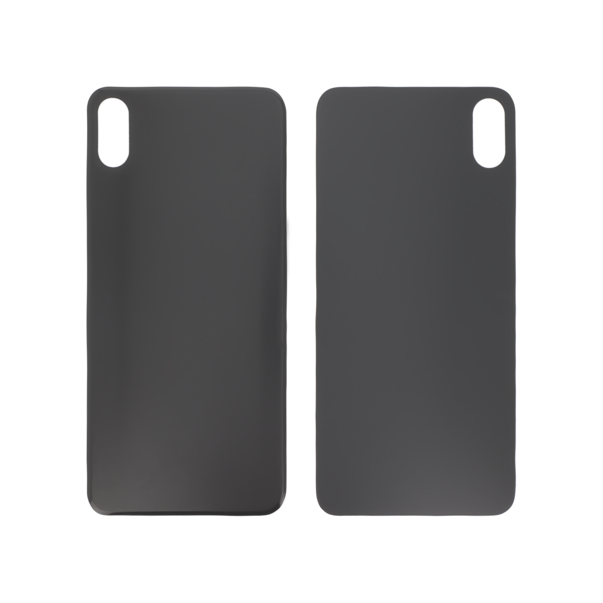 Sticlă capac spate iPhone XS Max Space Grey Large Hole fara logo