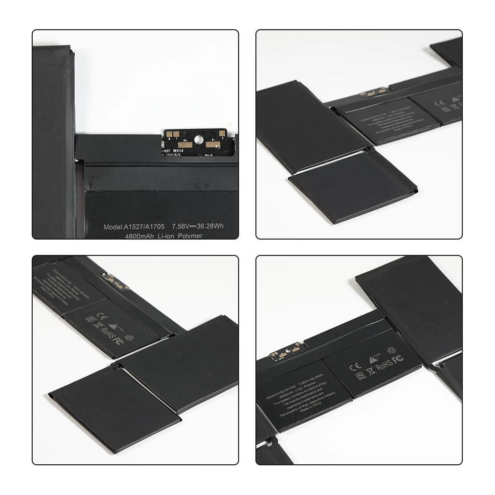 Baterie pentru MacBook A1534 12-inch, Model A1527 A1705 (2015-2017), Pure Cobalt Battery Cell + Kit Montaj