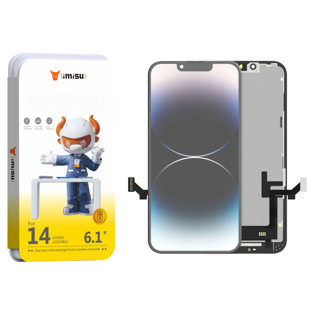 Display cu Touchscreen iPhone 14 Prime Incell cu ramă, suport IC transplant