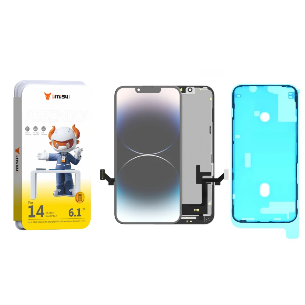 Display cu Touchscreen iPhone 14 Prime Incell cu ramă, suport IC transplant