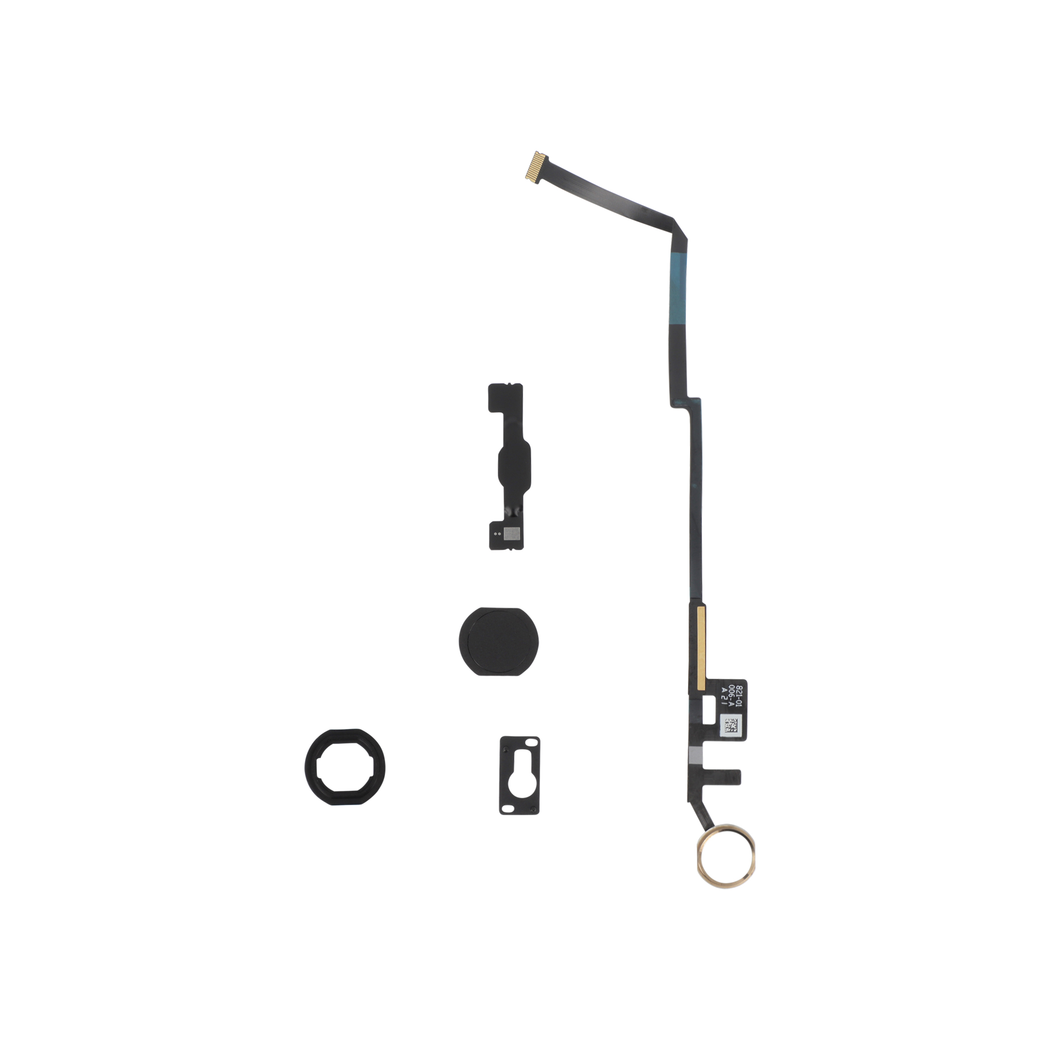 Home Button Flex iPad 7/8 Gold Compatible
