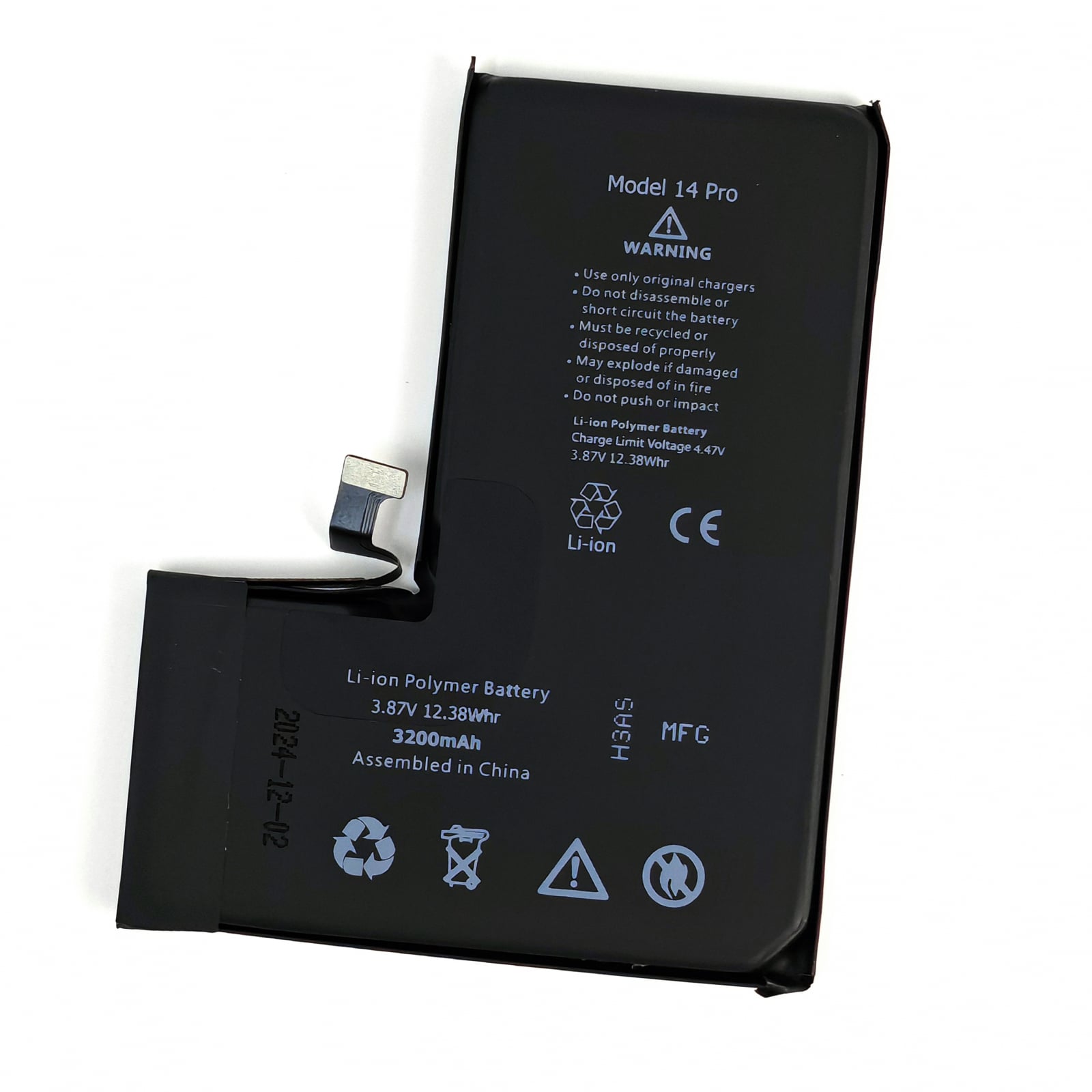 Baterie iPhone 14 Pro Ti Prime Plug & Play Diagnostic-Ready cu diagnoză