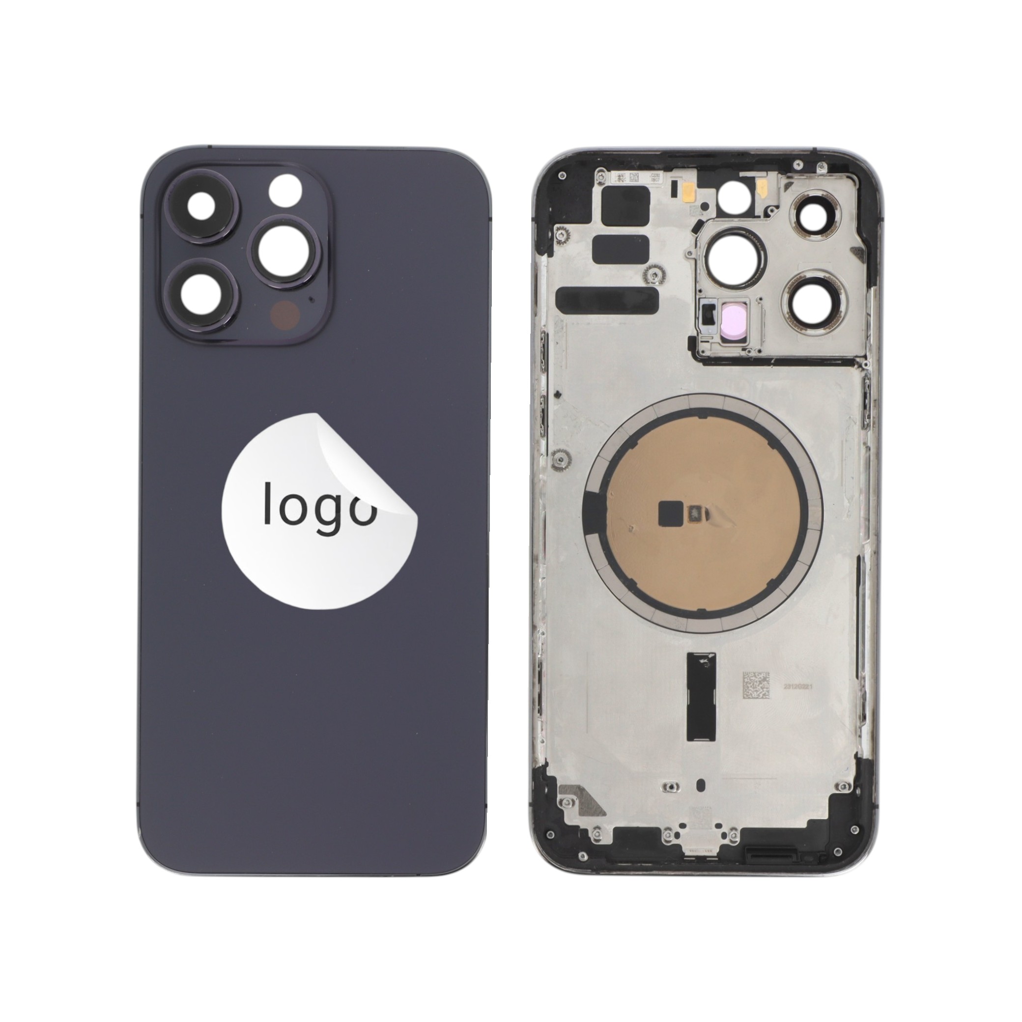 Back Cover Iphone 14 Pro Max deep_purple Premium Grad A