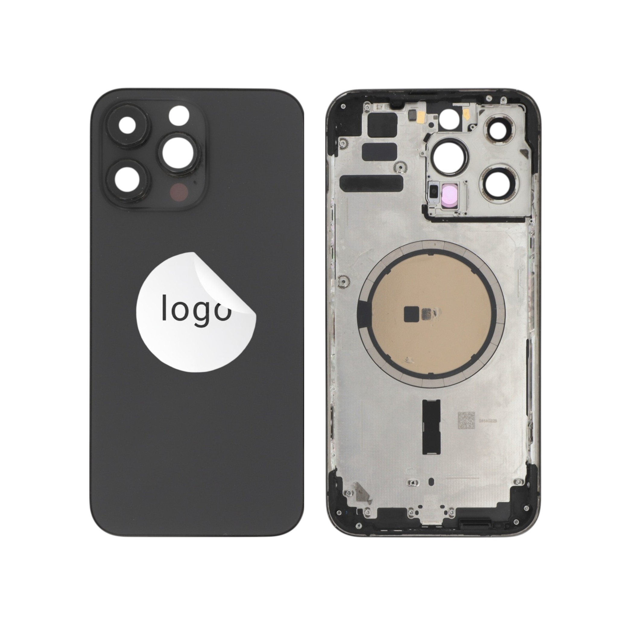 Back Cover Iphone 14 Pro Max space_black Premium Grad A