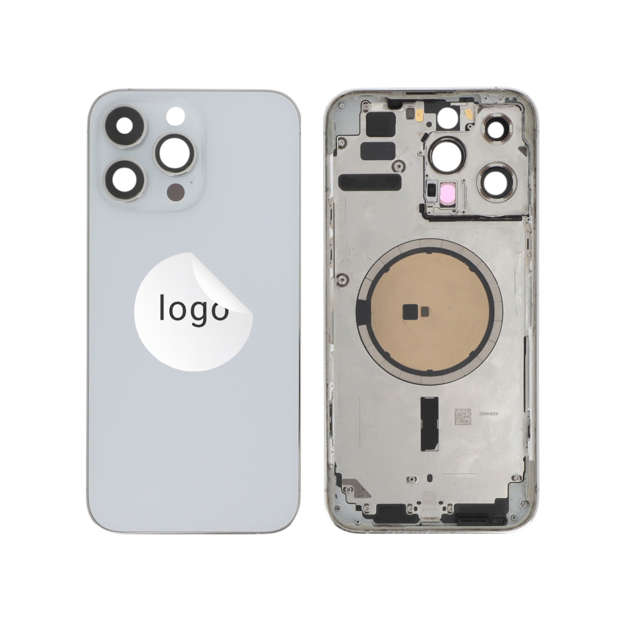 Back Cover Iphone 14 Pro Max Argintiu Premium Grad A