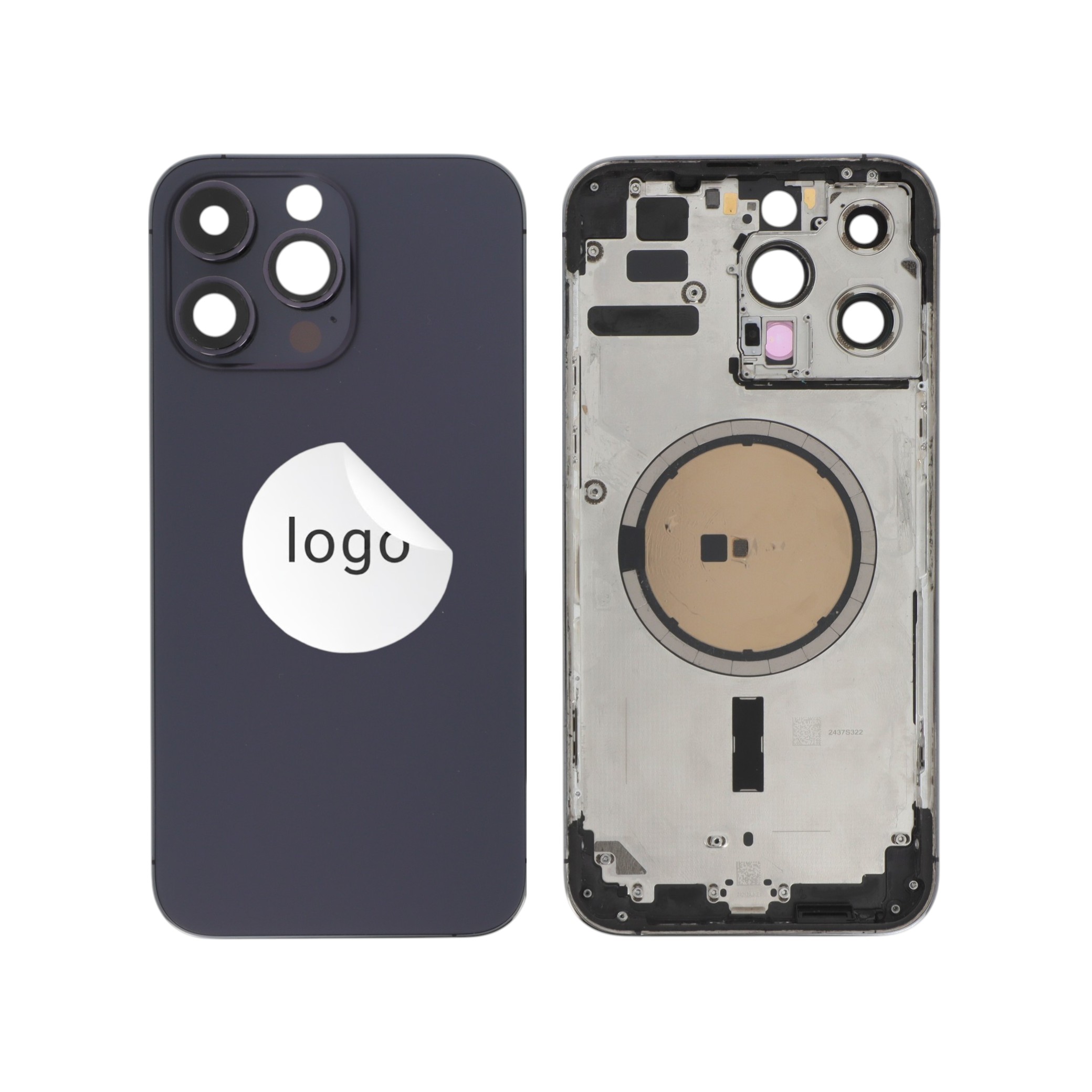 Back Cover Iphone 14 Pro Max deep_purple Premium Grad A