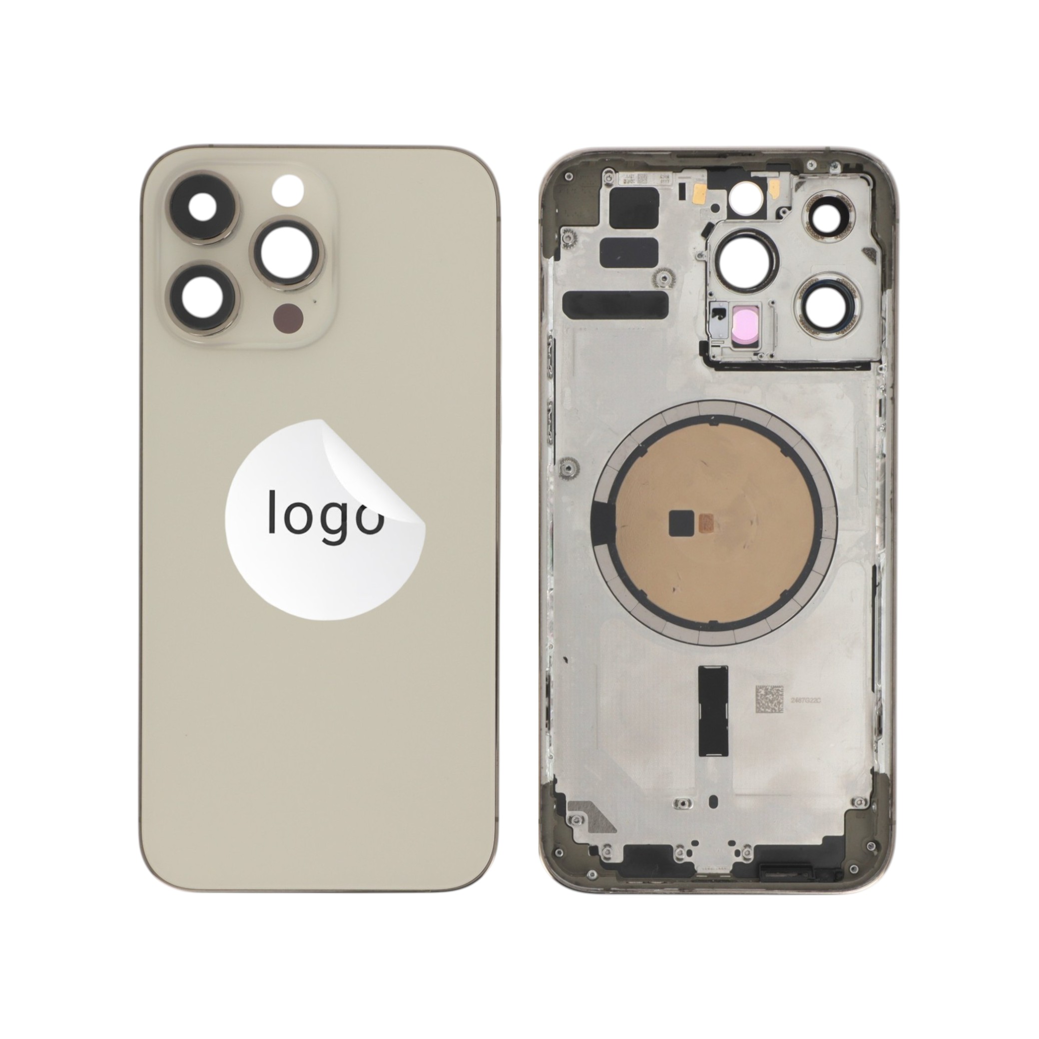 Back Cover Iphone 14 Pro Max Auriu Premium Grad A