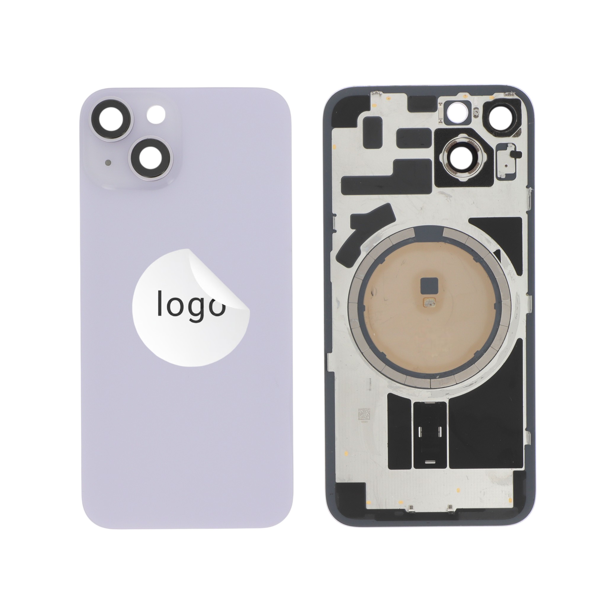 Sticlă capac spate iPhone 14 Purple OEM Pulled A