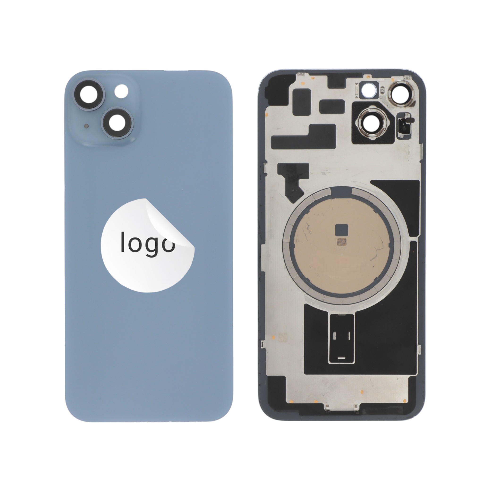 Sticlă capac spate Blue iPhone 14 Plus OEM Pulled Grade A