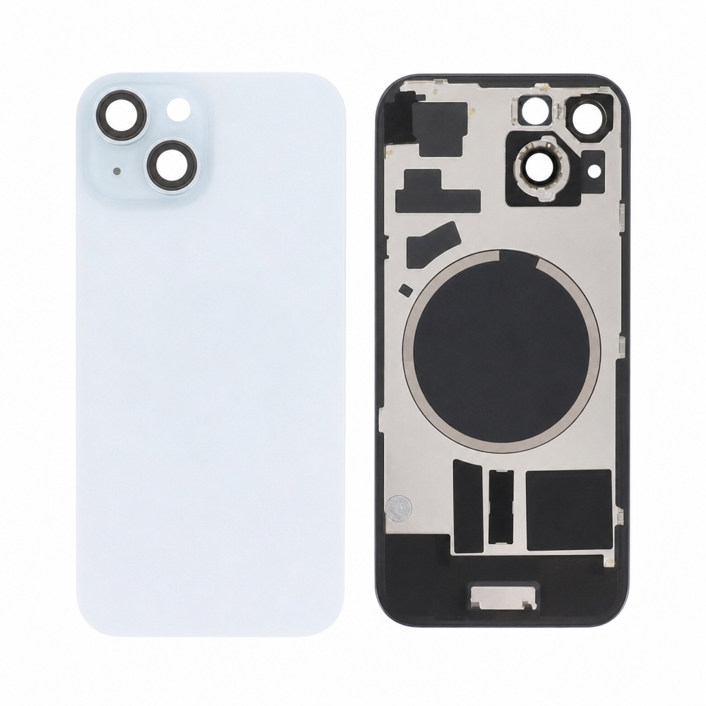 Capac spate Blue cu MagSafe fara logo iPhone 15
