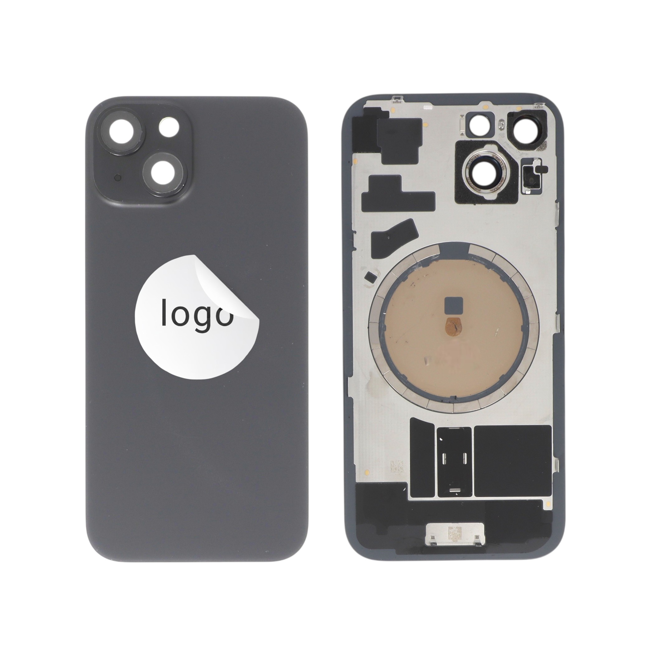Sticlă capac spate Black iPhone 15 OEM Pulled Grade C
