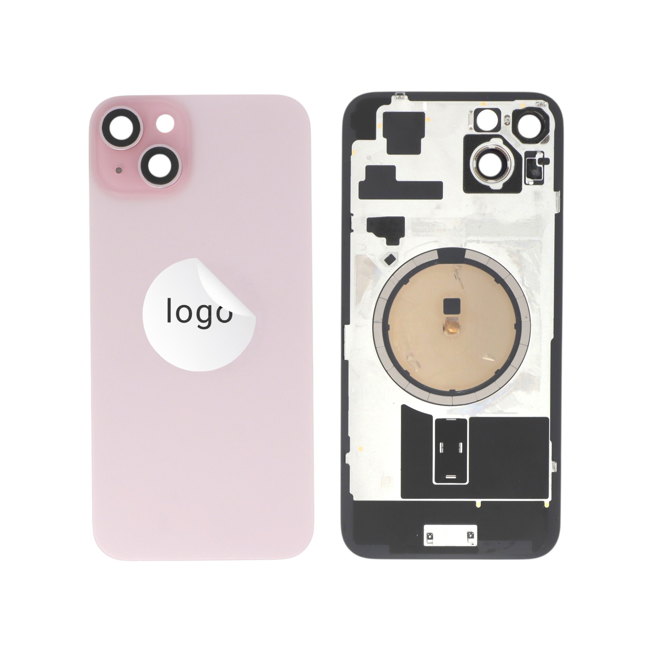 Capac spate Pink iPhone 15 Plus, Pulled Grade C